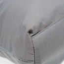 PRADA Tote Bag Nylon Light Blue Silver Auth 90235-14