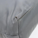 PRADA Tote Bag Nylon Light Blue Silver Auth 90235-16