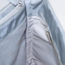 PRADA Tote Bag Nylon Light Blue Silver Auth 90235-20