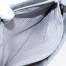 PRADA Tote Bag Nylon Light Blue Silver Auth 90235-23