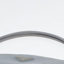 PRADA Tote Bag Nylon Light Blue Silver Auth 90235-8