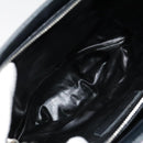 Salvatore Ferragamo Gancini Tote Bag Leather Black Gold Auth 90254-18