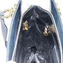 Salvatore Ferragamo Gancini Tote Bag Leather Black Gold Auth 90254-20