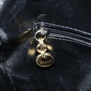 Salvatore Ferragamo Gancini Tote Bag Leather Black Gold Auth 90254-21