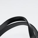 BURBERRY Nova Check Hand Bag PVC Beige Silver Auth 90263-8