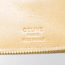 CELINE Macadam Canvas Clutch Bag PVC Leather Brown Gold Auth 90268-21