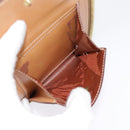 CELINE Macadam Canvas Clutch Bag PVC Leather Brown Gold Auth 90268-11