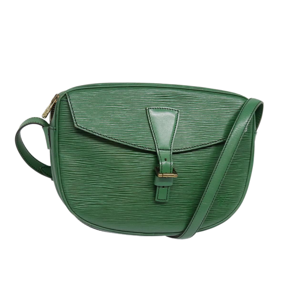 LOUIS VUITTON Epi Jeune Fille MM Shoulder Bag Green M52154 LV Auth 90277