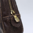 LOUIS VUITTON Damier Ebene Trousse Toilette25 Clutch Bag N47624 LV Auth 90282-8