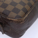 LOUIS VUITTON Damier Ebene Trousse Toilette25 Clutch Bag N47624 LV Auth 90282-7