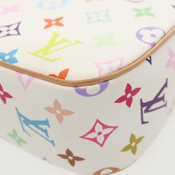 LOUIS VUITTON Monogram Multicolor Sologne Shoulder Bag White M92661 Auth 90289SM