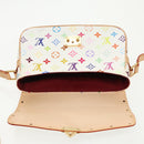 LOUIS VUITTON Monogram Multicolor Sologne Shoulder Bag White M92661 Auth 90289SM-23