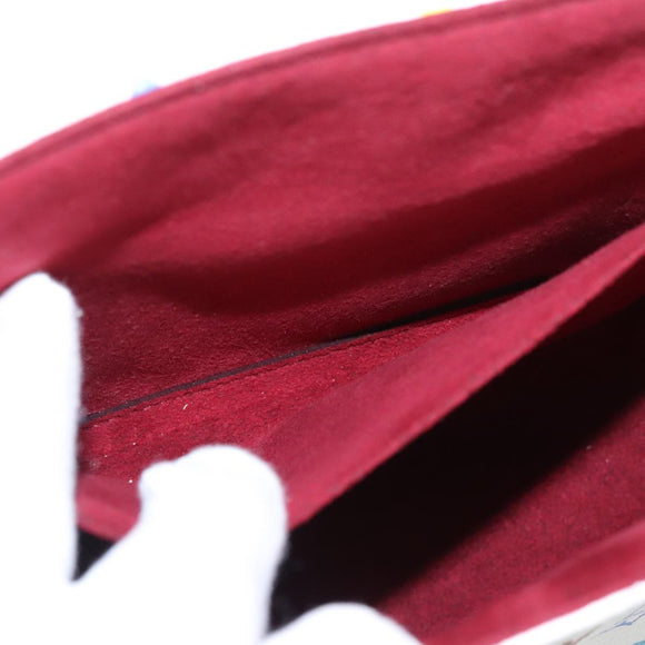 LOUIS VUITTON Monogram Multicolor Sologne Shoulder Bag White M92661 Auth 90289SM