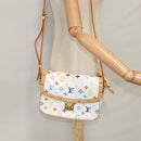 LOUIS VUITTON Monogram Multicolor Sologne Shoulder Bag White M92661 Auth 90289SM-28