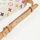 LOUIS VUITTON Monogram Multicolor Sologne Shoulder Bag White M92661 Auth 90289SM-8