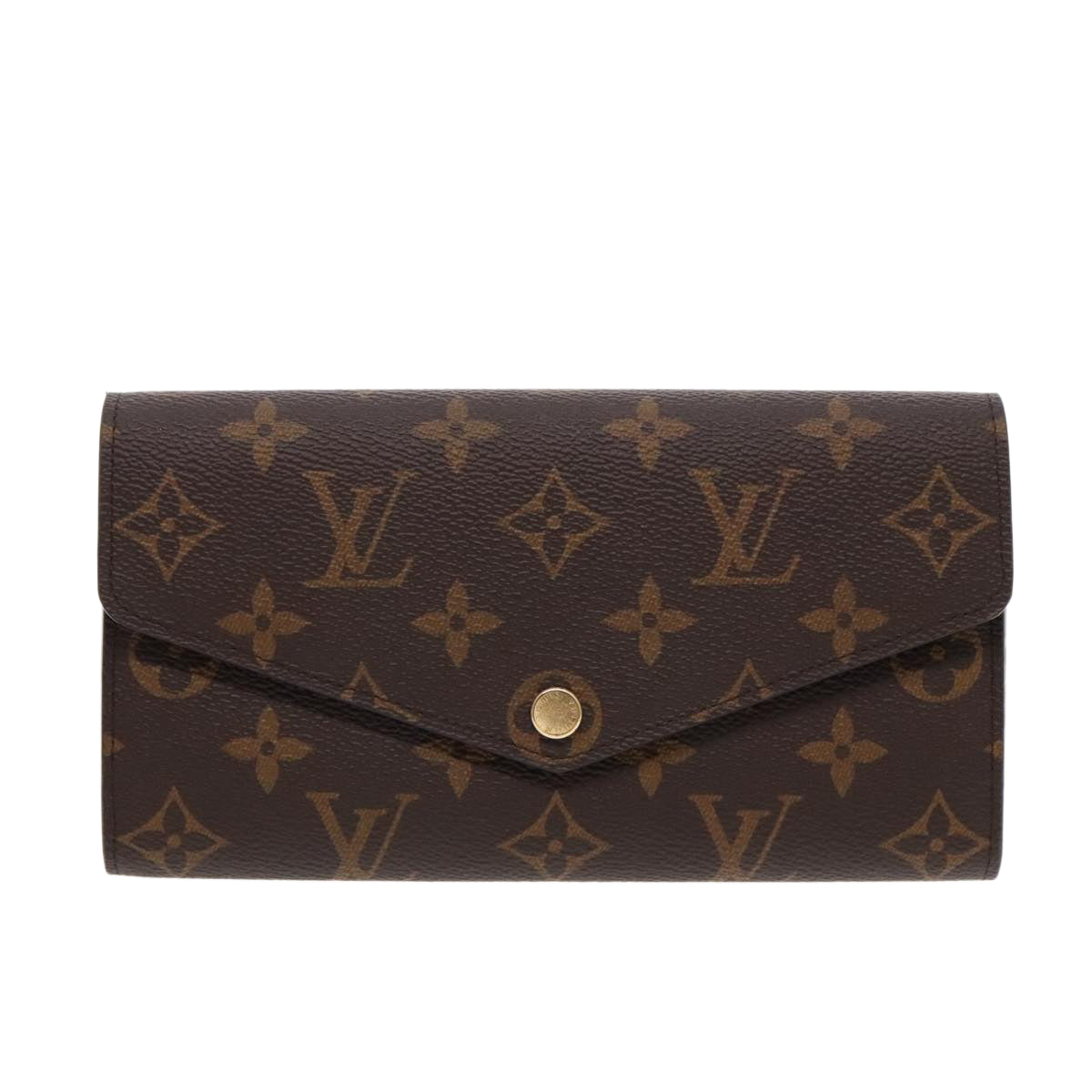 LOUIS VUITTON Monogram Portefeuille Sarah Long Wallet M61734 LV Auth 90293A