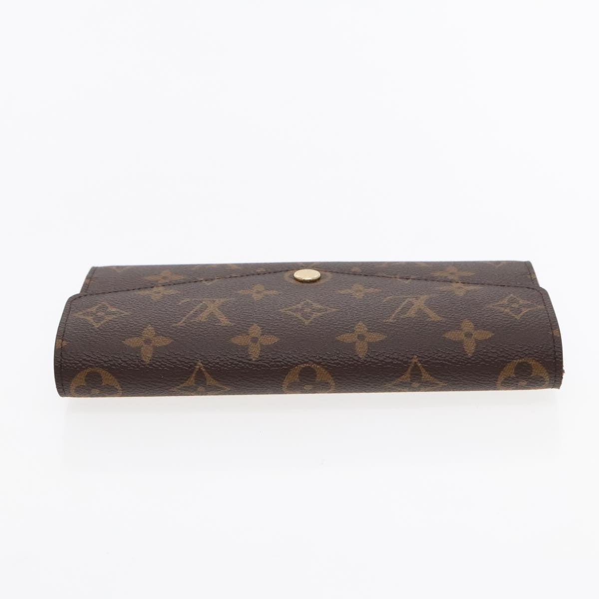 LOUIS VUITTON Monogram Portefeuille Sarah Long Wallet M61734 LV Auth 90293A