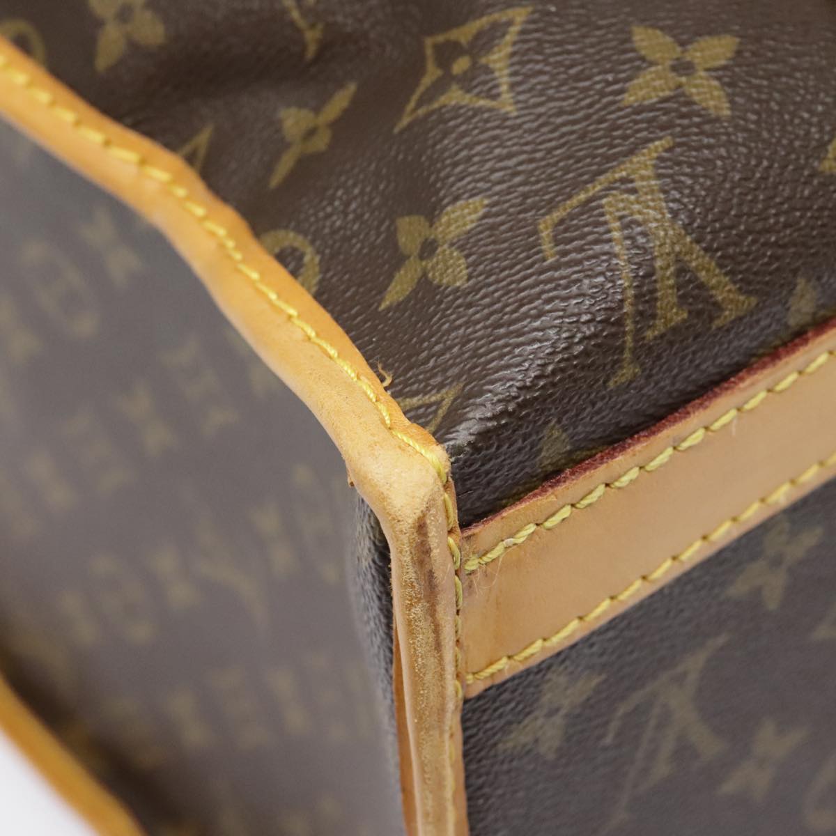 LOUIS VUITTON Monogram Sac Chasseur 40 Pet Carry M41924 LV Auth 90328