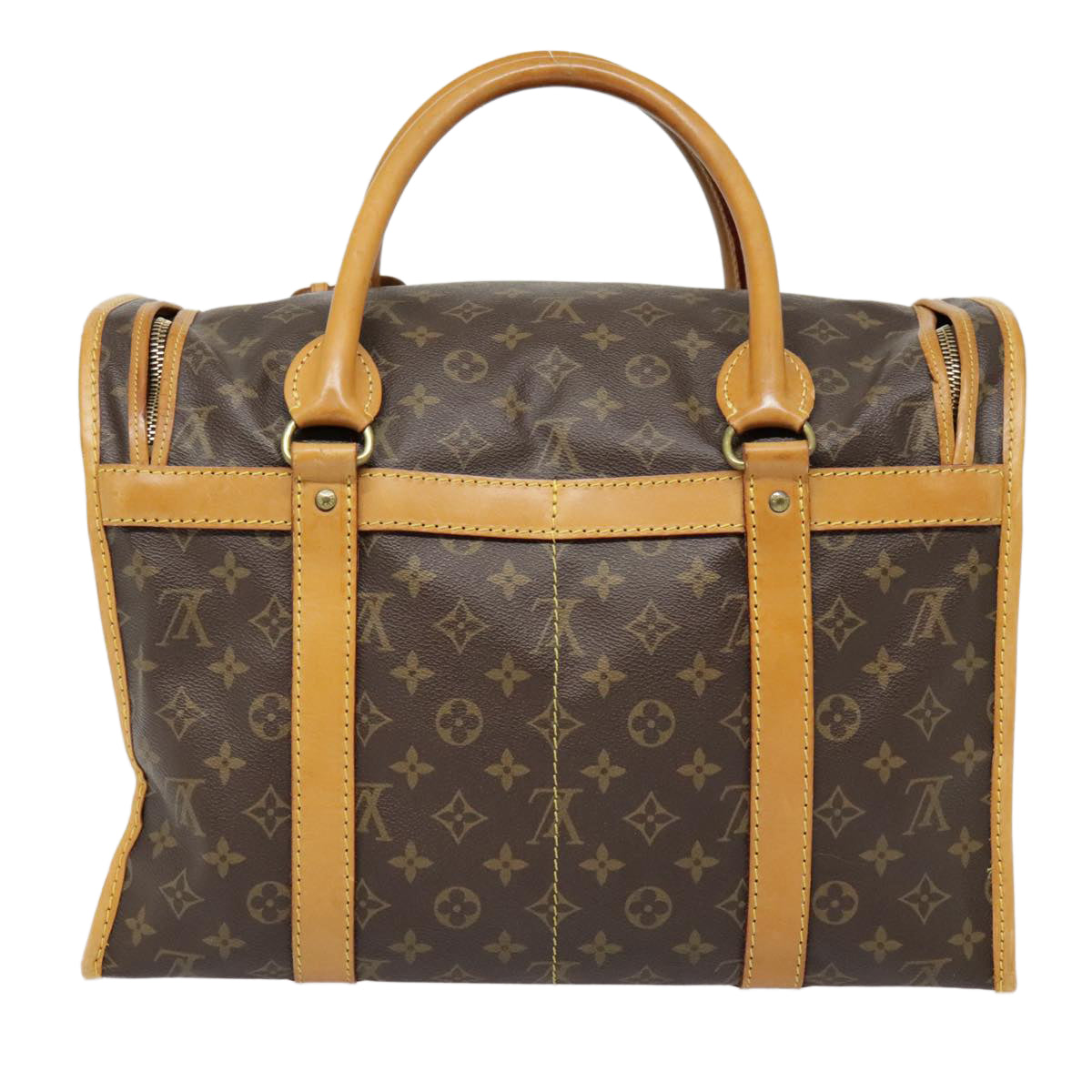 LOUIS VUITTON Monogram Sac Chasseur 40 Pet Carry M41924 LV Auth 90328