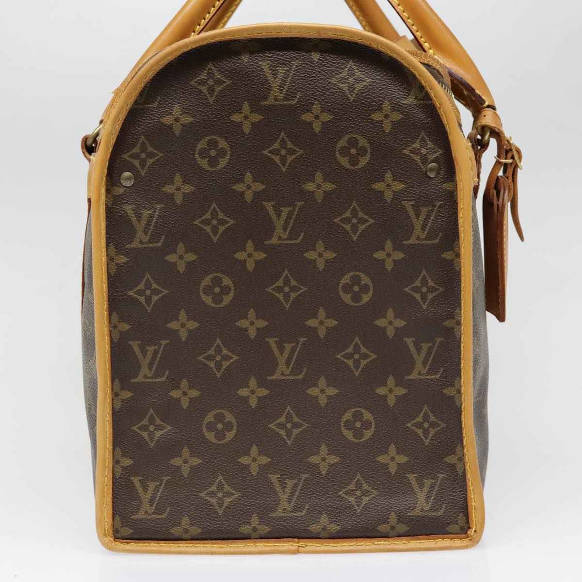 LOUIS VUITTON Monogram Sac Chasseur 40 Pet Carry M41924 LV Auth 90328