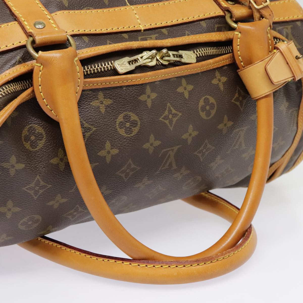 LOUIS VUITTON Monogram Sac Chasseur 40 Pet Carry M41924 LV Auth 90328