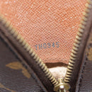 LOUIS VUITTON Monogram Trousse Demi Ronde Cosmetic Pouch M47520 LV Auth 90331-11