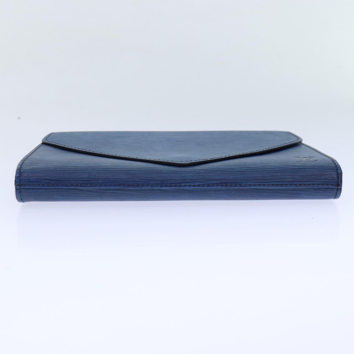 LOUIS VUITTON Epi Art Deco Clutch Bag Blue M52635 LV Auth 90356