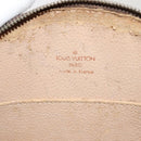 LOUIS VUITTON Monogram Trousse Demi Ronde Cosmetic Pouch M47520 LV Auth 90360-9