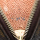 LOUIS VUITTON Monogram Trousse Demi Ronde Cosmetic Pouch M47520 LV Auth 90360-12