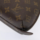 LOUIS VUITTON Monogram Trousse Demi Ronde Cosmetic Pouch M47520 LV Auth 90360-7
