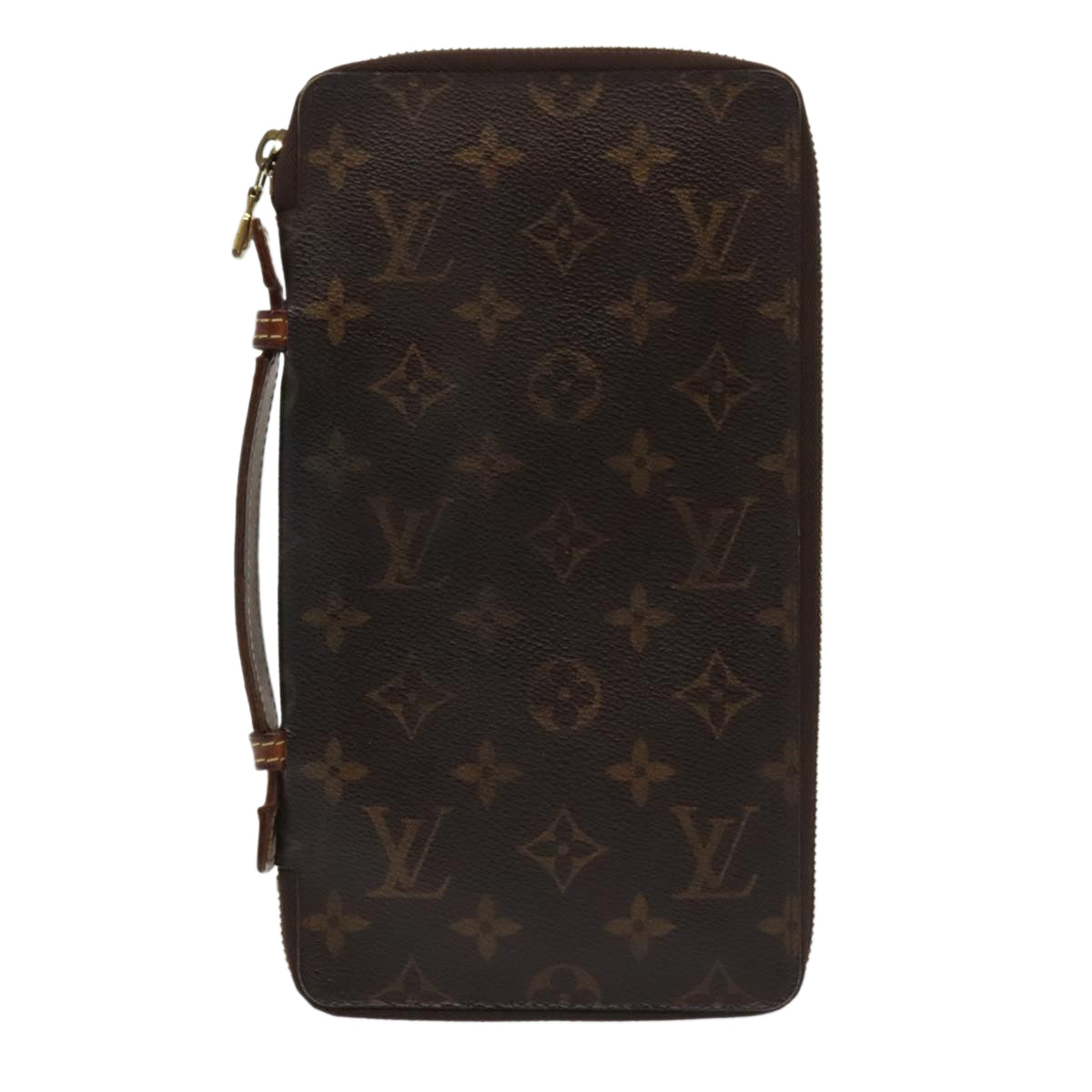 LOUIS VUITTON Monogram Organizer De Voyage Travel Case M60120 LV Auth 90370