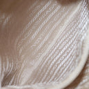 PRADA Hand Bag Nylon Beige Gold Auth 90379-22