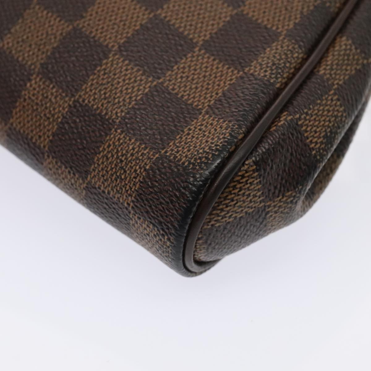 LOUIS VUITTON Damier Ebene Eva Shoulder Bag 2way N55213 LV Auth 90415