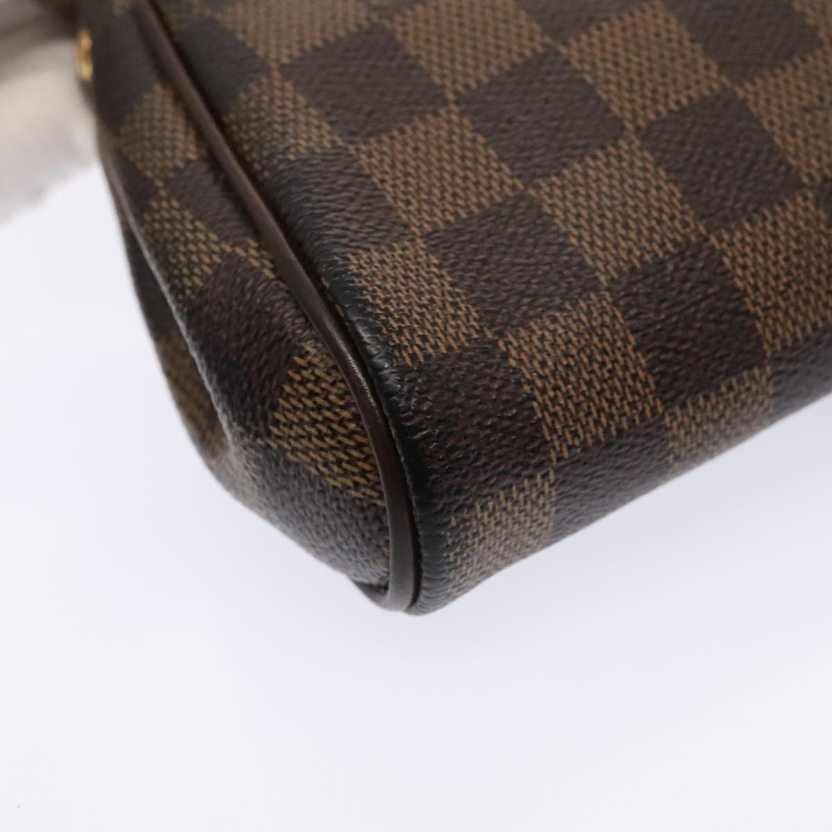 LOUIS VUITTON Damier Ebene Eva Shoulder Bag 2way N55213 LV Auth 90415