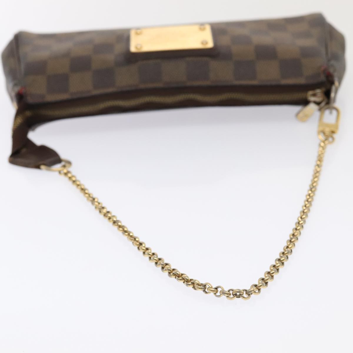 LOUIS VUITTON Damier Ebene Eva Shoulder Bag 2way N55213 LV Auth 90415