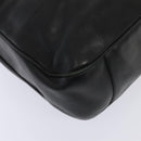 GUCCI Bamboo Schultertasche Leder 2-Wege Schwarz Gold 001 2123 1577 Auth 90421-15