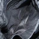 GUCCI Bamboo Shoulder Bag Leather 2way Black Gold 001 2123 1577 Auth 90421-11