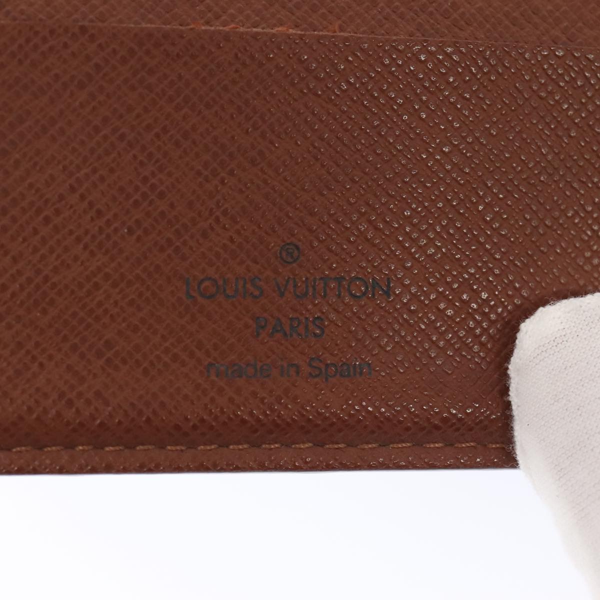 LOUIS VUITTON Monogram Panda Portefeuille Marco Wallet M61666 LV Auth 90423