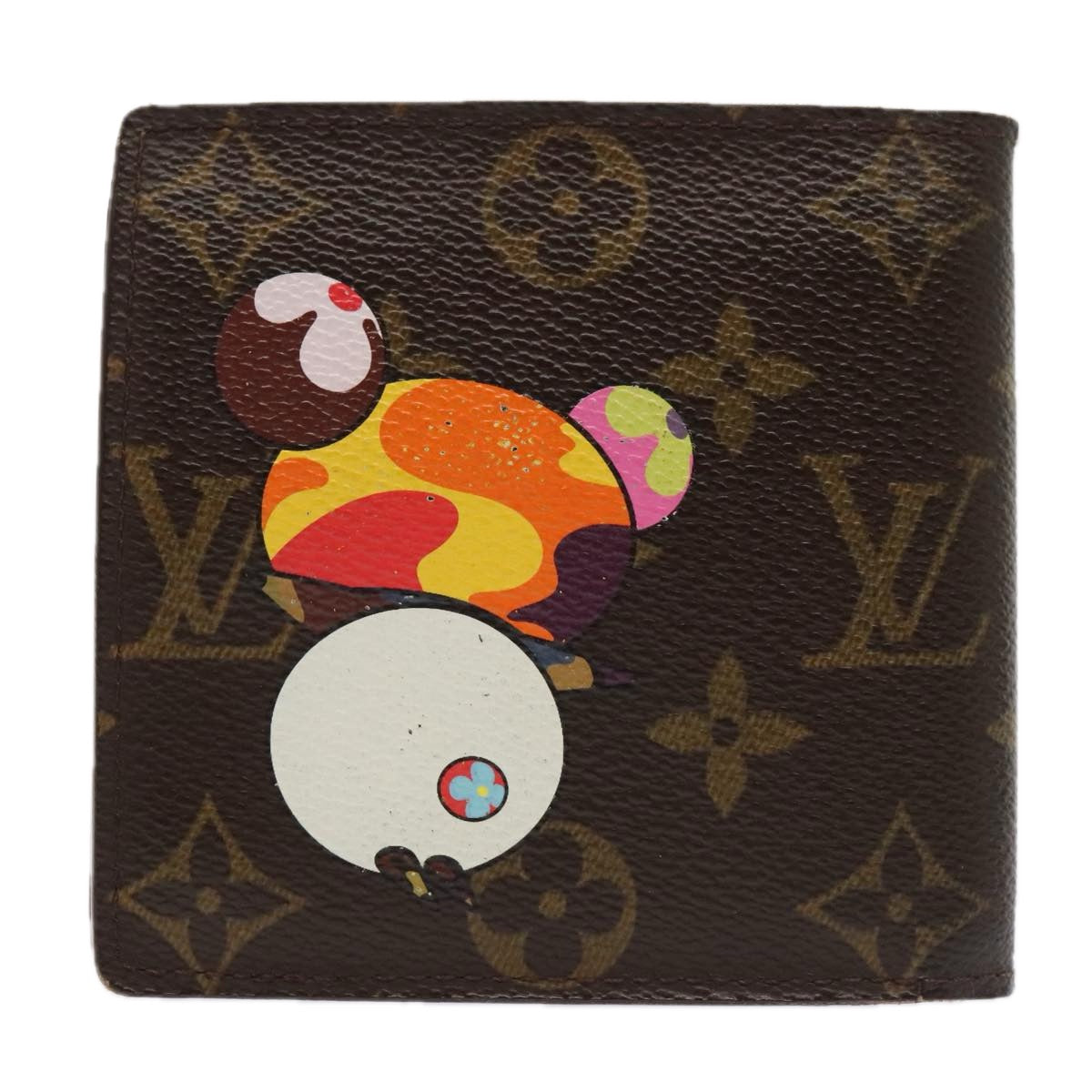 LOUIS VUITTON Monogram Panda Portefeuille Marco Wallet M61666 LV Auth 90423 - 0