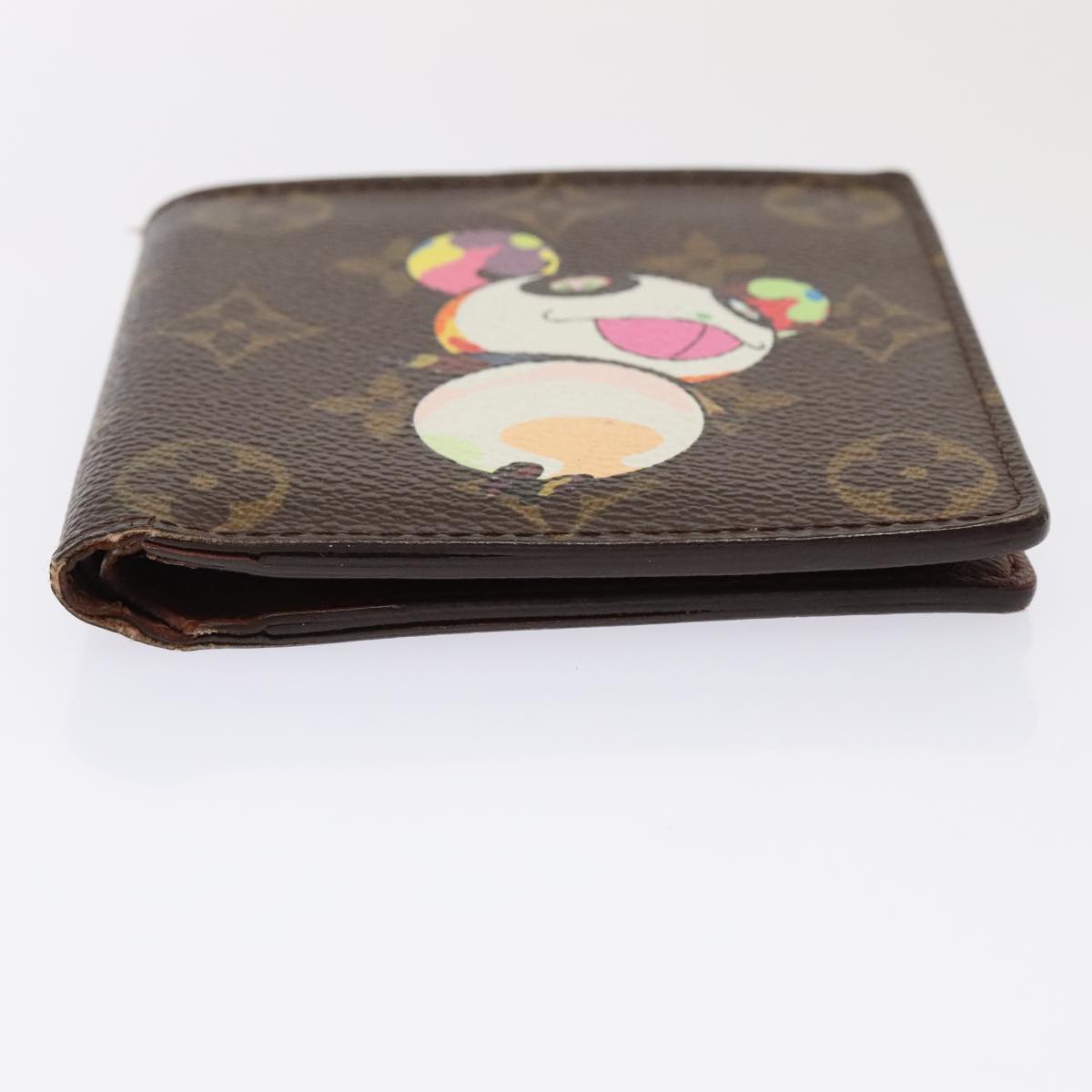 LOUIS VUITTON Monogram Panda Portefeuille Marco Wallet M61666 LV Auth 90423