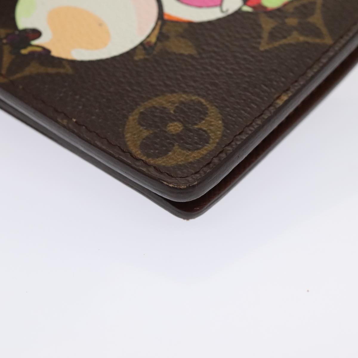 LOUIS VUITTON Monogram Panda Portefeuille Marco Wallet M61666 LV Auth 90423