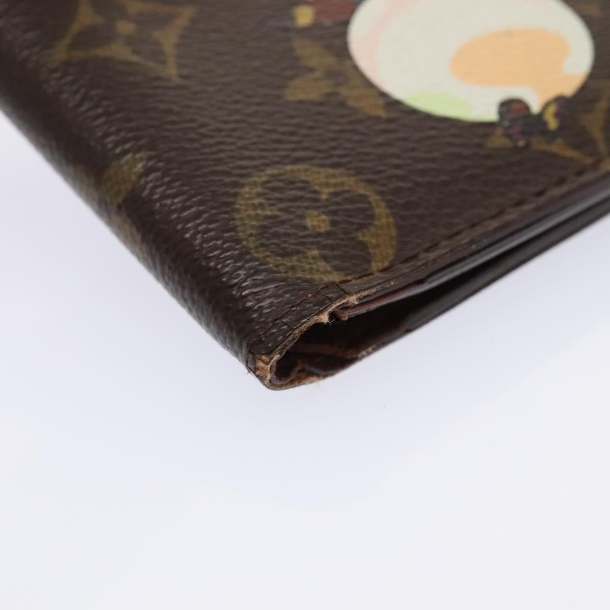 LOUIS VUITTON Monogram Panda Portefeuille Marco Wallet M61666 LV Auth 90423