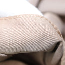 FENDI Zucchino Canvas Tote Bag Light Blue Brown Silver Auth 90434-12