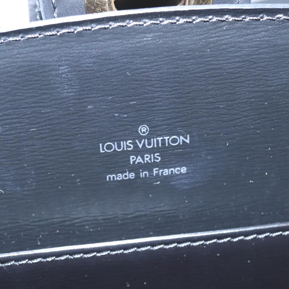 LOUIS VUITTON Epi Capuchin Shoulder Bag Black M52342 LV Auth 90441