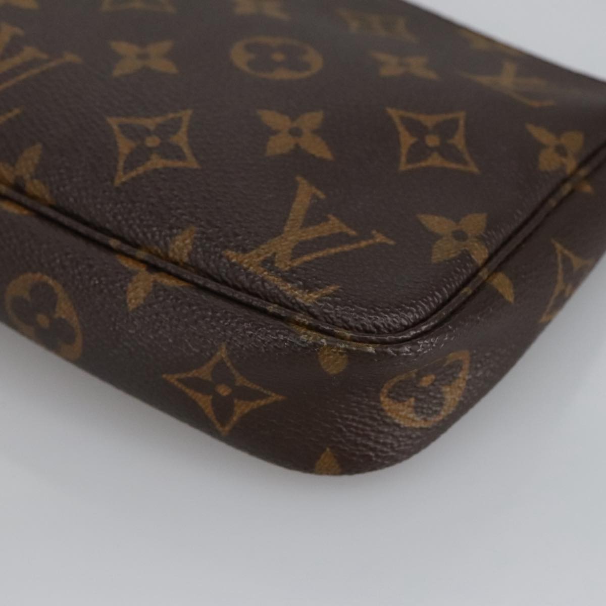 LOUIS VUITTON Monogram Pochette Accessoires Pouch M51980 LV Auth 90450