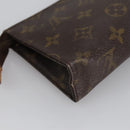 LOUIS VUITTON Monogram Poche Toilette 15 Pouch M47546 LV Auth 90458-16
