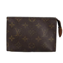 LOUIS VUITTON Monogram Poche Toilette 15 Pouch M47546 LV Auth 90458-13