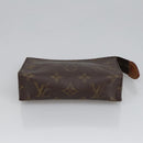 LOUIS VUITTON Monogram Poche Toilette 15 Pouch M47546 LV Auth 90458-6