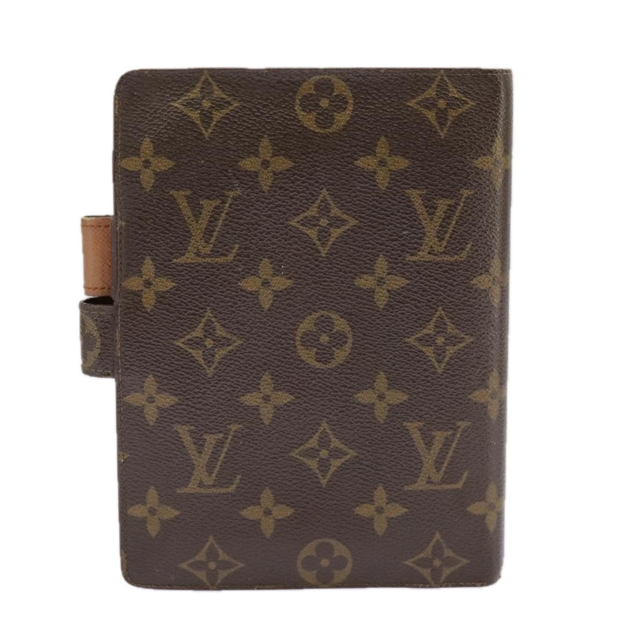 LOUIS VUITTON Monogram Agenda MM Day Planner Cover R20105 LV Auth 90459 - 0