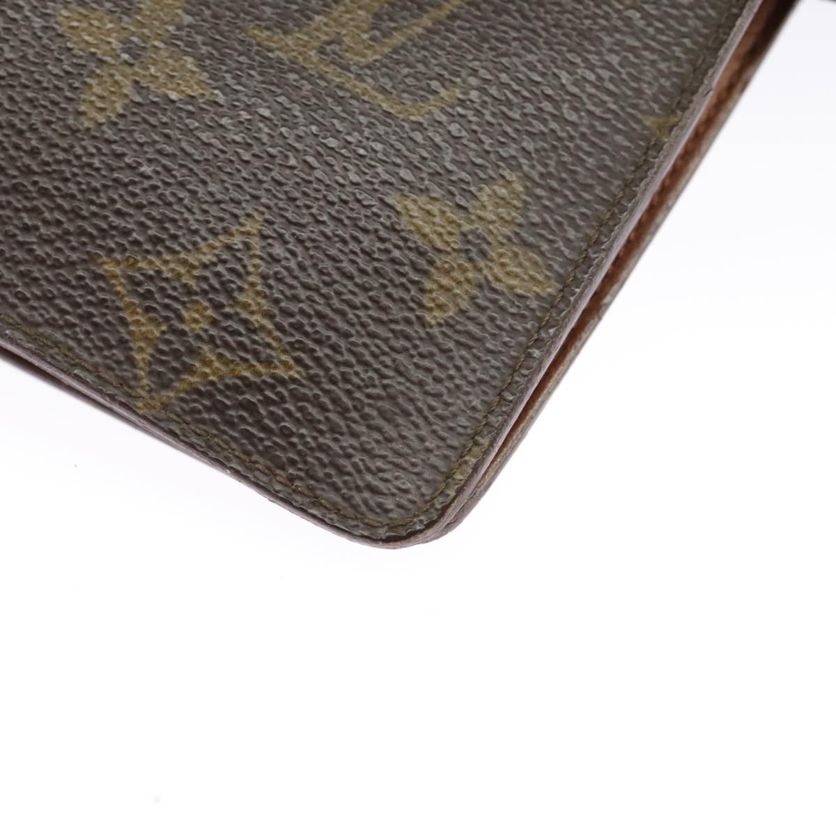 LOUIS VUITTON Monogram Agenda MM Day Planner Cover R20105 LV Auth 90459